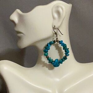 Native American Style Turquoise Earrings